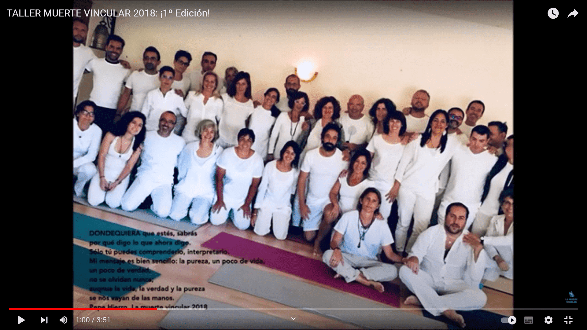 2018 Taller La Muerte Vincular 1º Edición